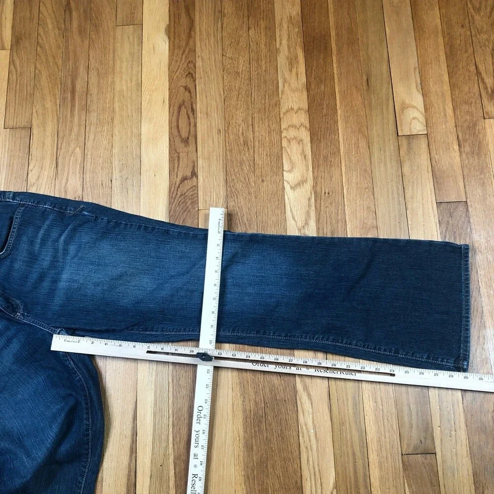 Eddie Bauer Jeans Womens 6‎ Blue Bootcut Dark Wash Denim Cotton Pants 28 x 29